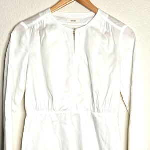 CELINE white cotton dress.